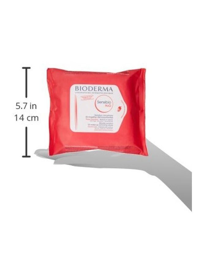 Bioderma - 25-Piece Sensibio H2O Make Up Removing Wipes - Image 1