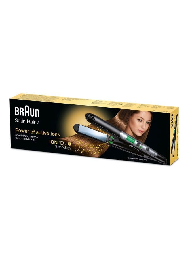 BRAUN Satin Hair 7 Straightener Black/ Silver  - Image 4