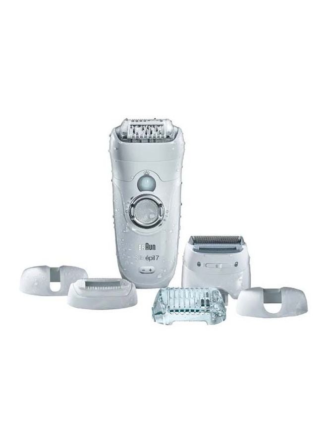 Silk-épil 7 7-561 Wet & Dry Cordless Epilator White/Silver