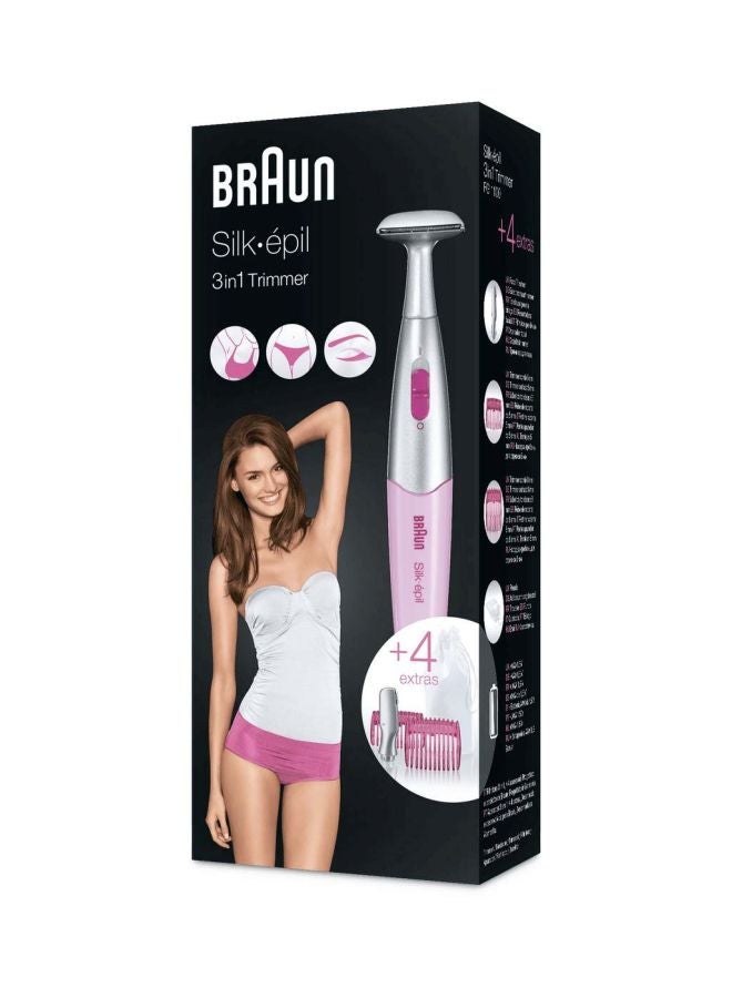 براون ماكينة إزالة الشعر سيلك أبيل الكهربائية فضي / وردي - Image 4