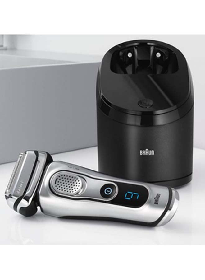 BRAUN - Series 9 9290cc Rechargeable Electric Shaver Kit Black/Silver/Blue 9.9x6.2inch - Image 1