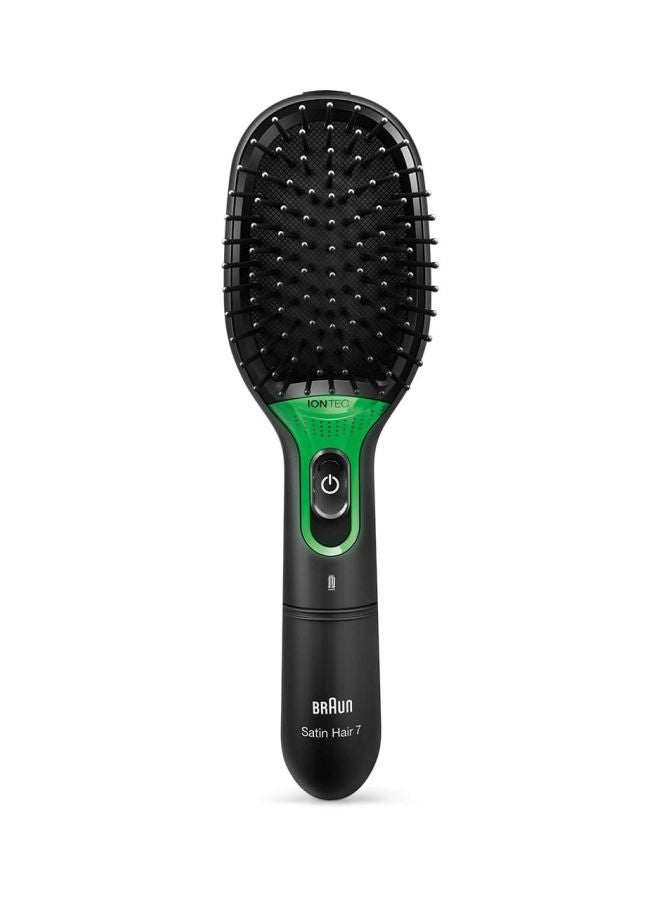 BRAUN Satin Hair 7 Iontec Brush Black/Green 6.57 x 2.55inch  - Image 3