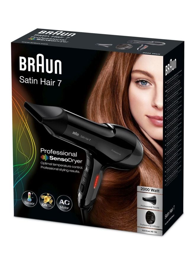 BRAUN - Satin Hair 7 Professional SensoDryer Black/Grey - Image 1
