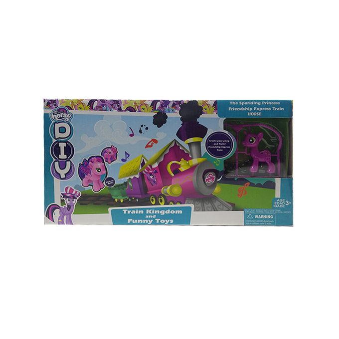 Diy Train Kingdom And Funny Toy Multicolor Multicolour