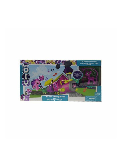 Diy Train Kingdom And Funny Toy Multicolor Multicolour