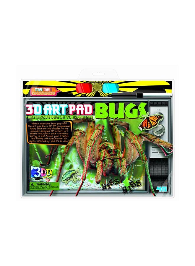 4m 3D Art Pad Bugs Kit 4893156037015 - Image 1