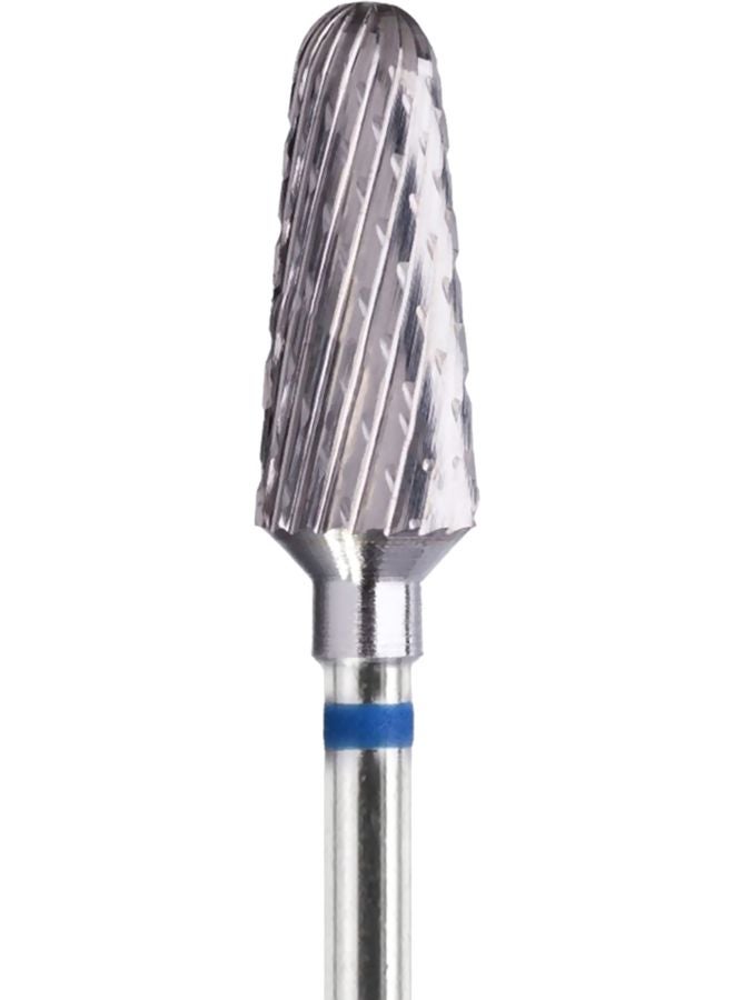 Bruson Carbide Bur Medium Nail Drill Bit Silver/Blue - Image 2