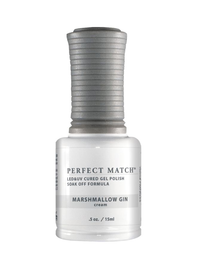 Lechat Dare To Wear Gelish Nail Polish With Perfect Match Soak Off Formula Marshmallow Gin - Image 2
