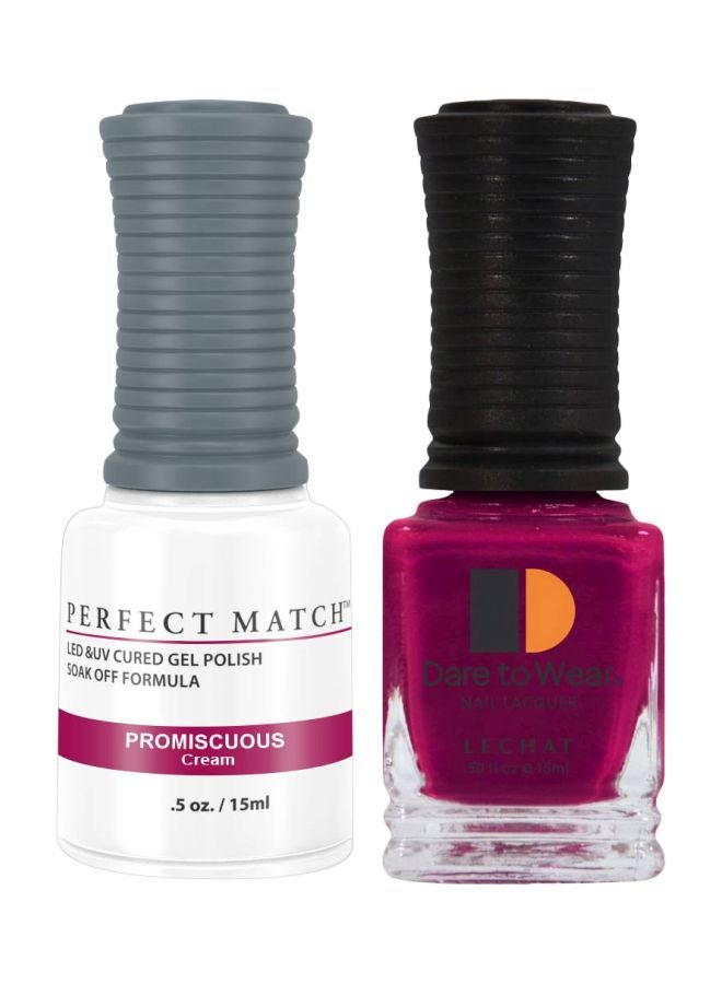 Lechat Dare To Wear Gelish Nail Polish With Perfect Match Soak Off Formula Promiscuous - Image 1