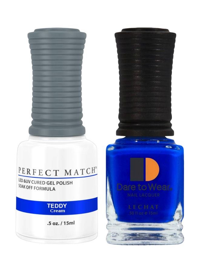 Lechat Dare To Wear Gelish Nail Polish With Perfect Match Soak Off Formula Teddy - Image 1