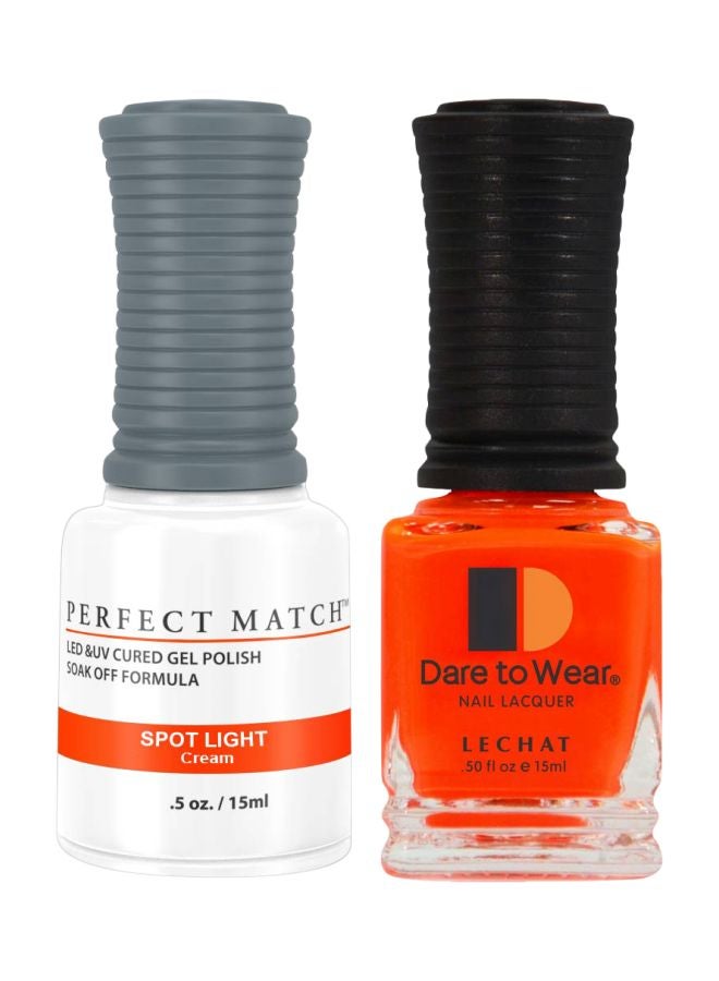 Lechat Dare To Wear Gelish Nail Polish With Perfect Match Soak Off Formula Spot Light - Image 1