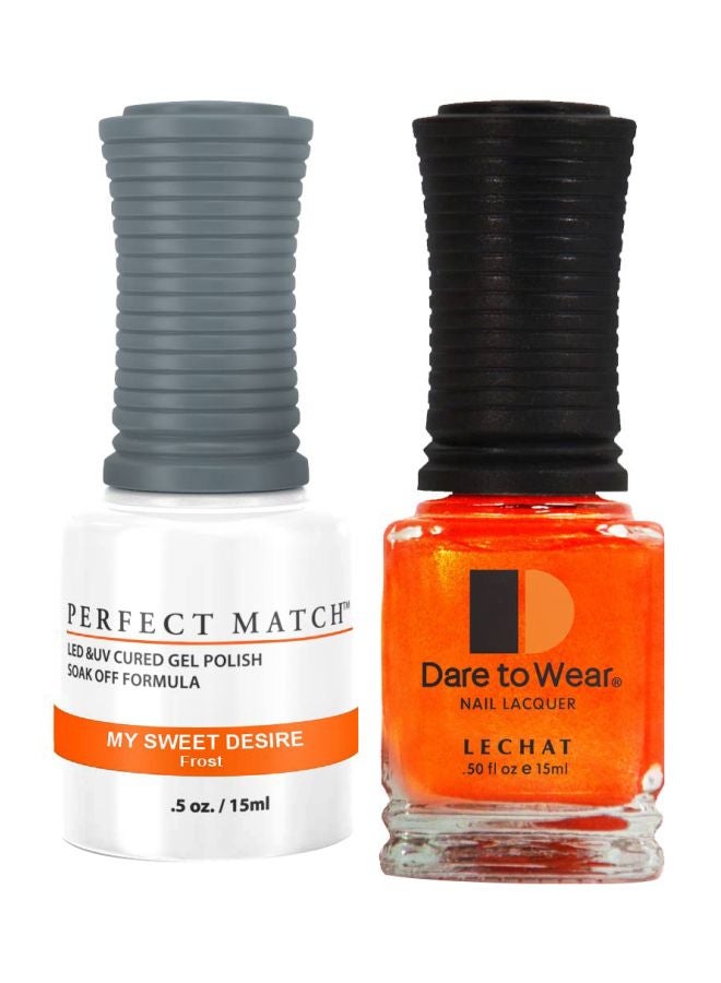 Lechat Dare To Wear Nail Lacquer With Perfect Match Soak Off Formula My Sweet Desire - Image 1
