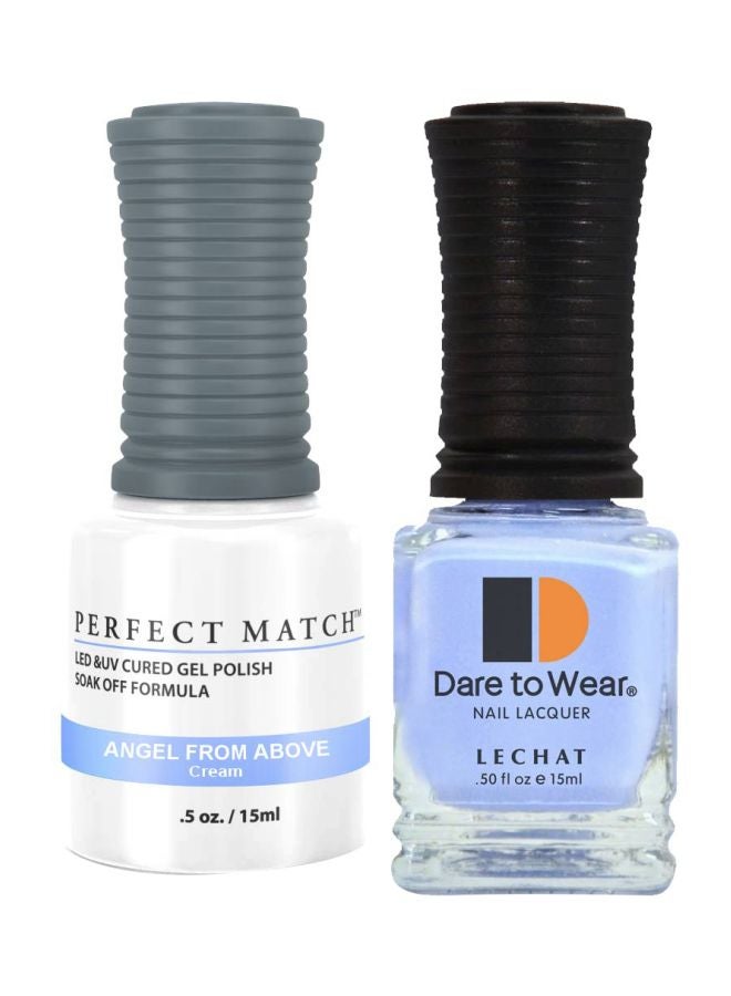 Lechat Dare To Wear Nail Lacquer With Perfect Match Soak Off Formula Angel From Above - Image 1