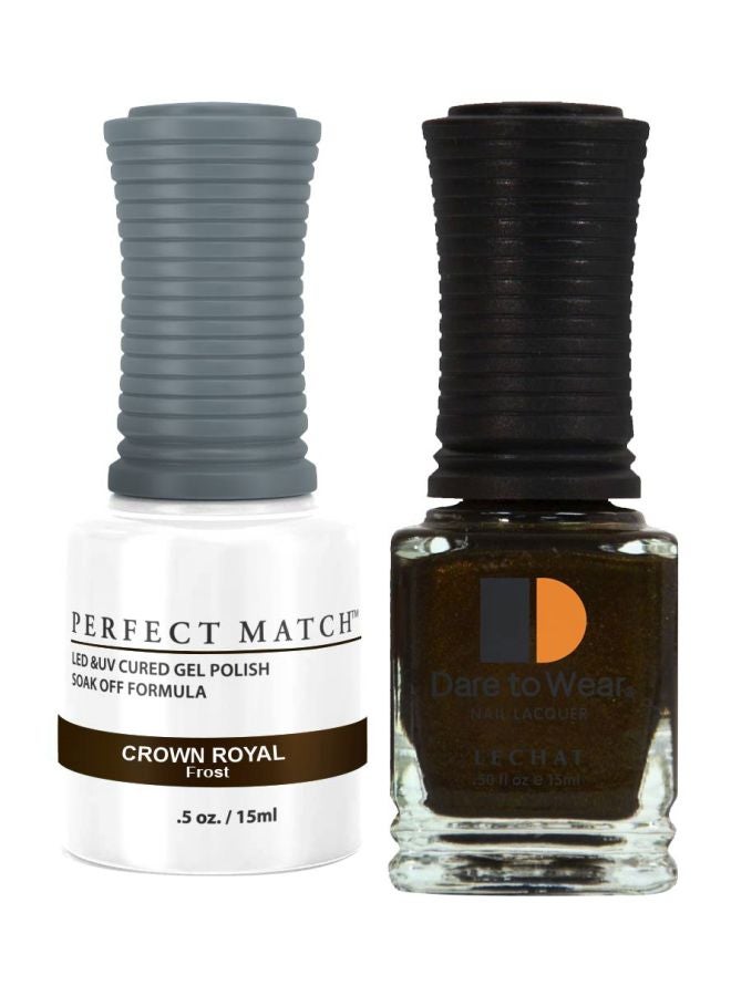 Lechat Dare To Wear Nail Lacquer With Perfect Match Soak Off Formula Crown Royãl - Image 1