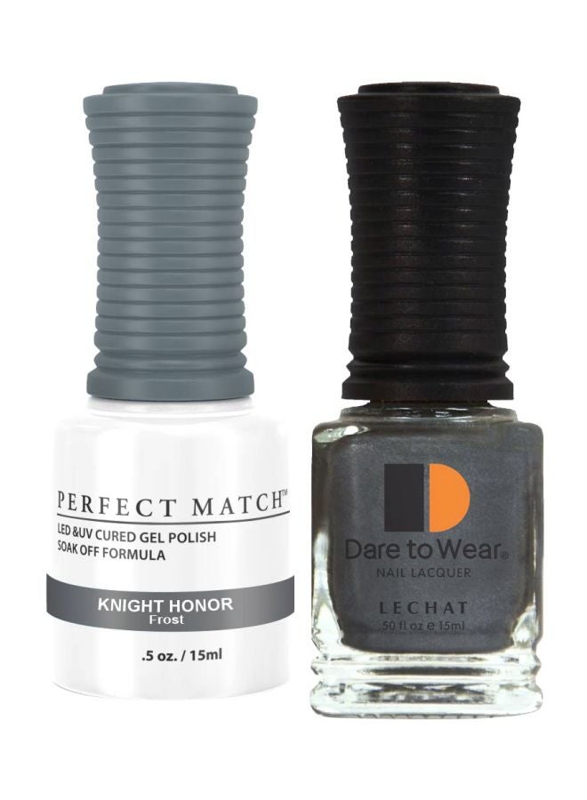 Lechat Dare To Wear Nail Lacquer With Perfect Match Soak Off Formula Knights Honor - Image 1