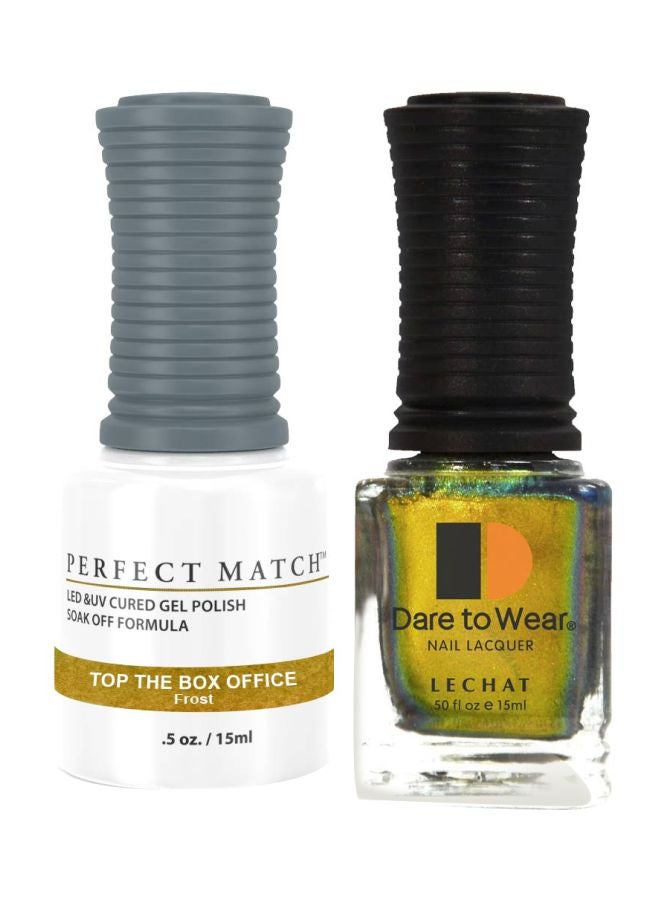Lechat Dare To Wear Nail Lacquer With Perfect Match Soak Off Formula Top The Box Office - Image 1