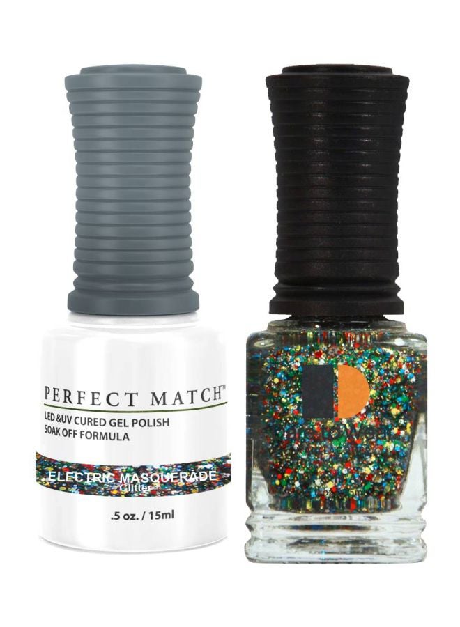 Lechat Dare To Wear Nail Lacquer With Perfect Match Soak Off Formula Electric Masquerade - Image 1