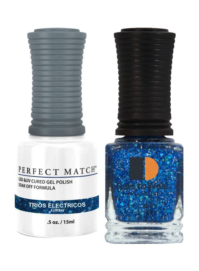 Lechat Dare To Wear Nail Lacquer With Perfect Match Soak Off Formula Trios Electricos - Image 1