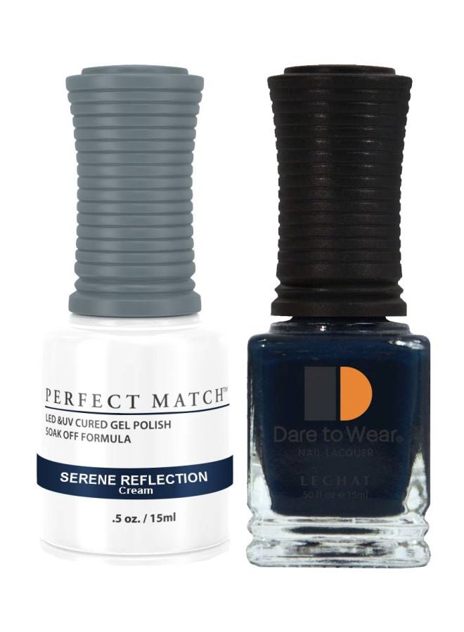 Lechat Dare To Wear Nail Lacquer With Perfect Match Soak Off Formula Serene Reflection - Image 1