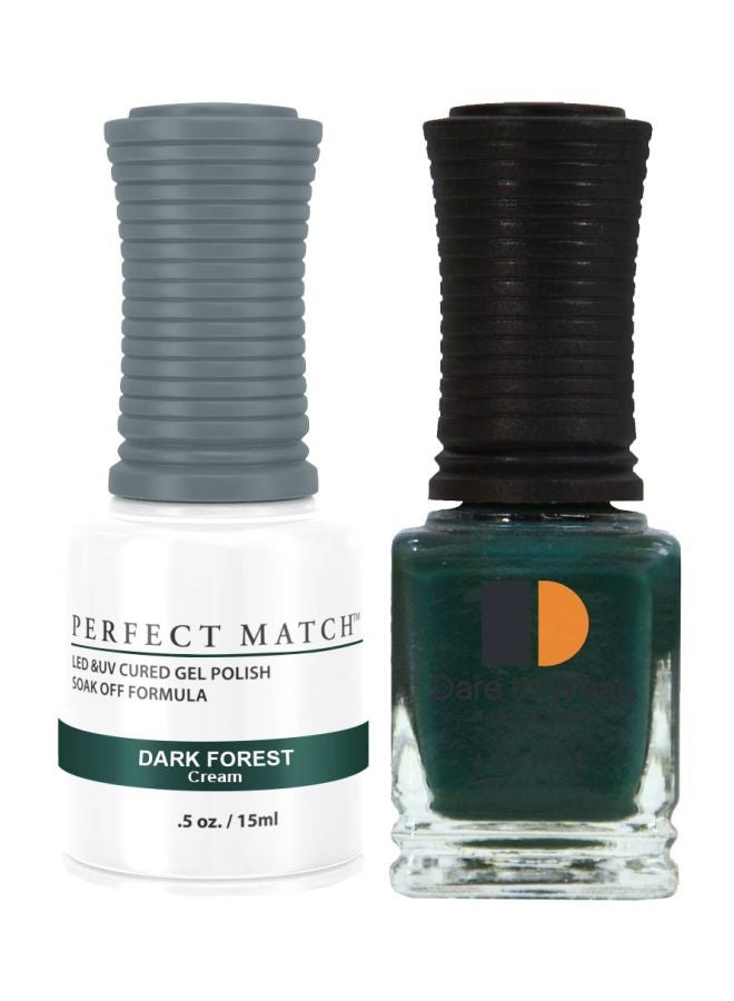 Lechat Dare To Wear Nail Lacquer With Perfect Match Soak Off Formula Dark Forest - Image 1