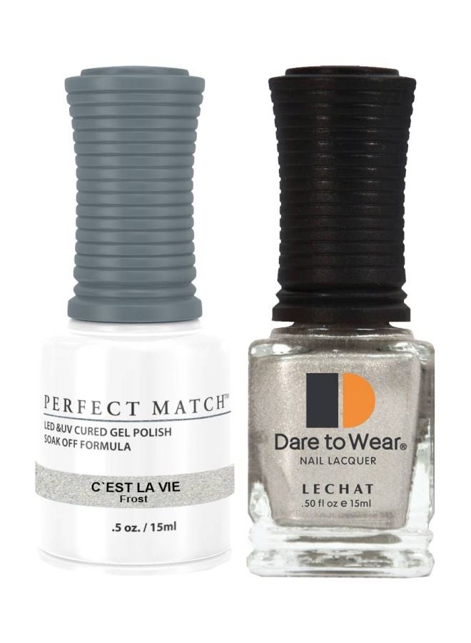 Lechat Dare To Wear Nail Lacquer With Perfect Match Soak Off Formula C'est La Vie - Image 1