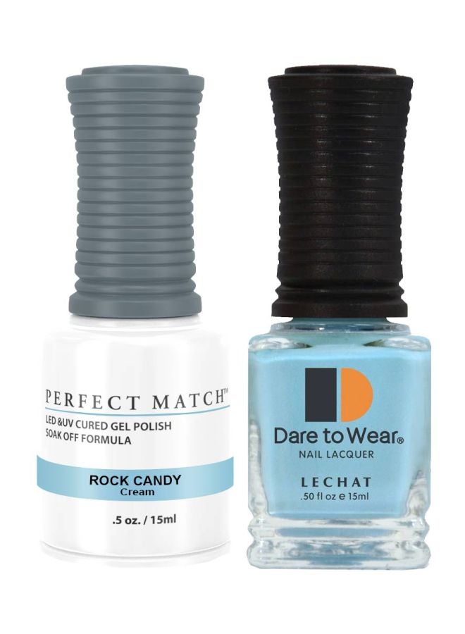 Lechat Dare To Wear Nail Lacquer With Perfect Match Soak Off Formula Rock Candy - Image 1
