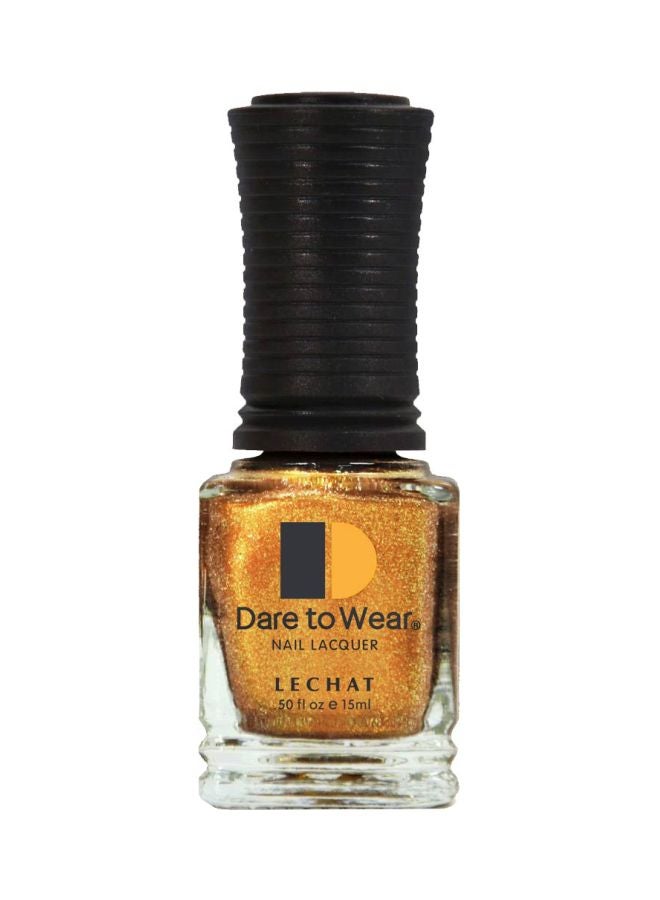 Lechat Dare To Wear Nail Lacquer With Perfect Match Soak Off Formula Heart Of Gold - Image 2
