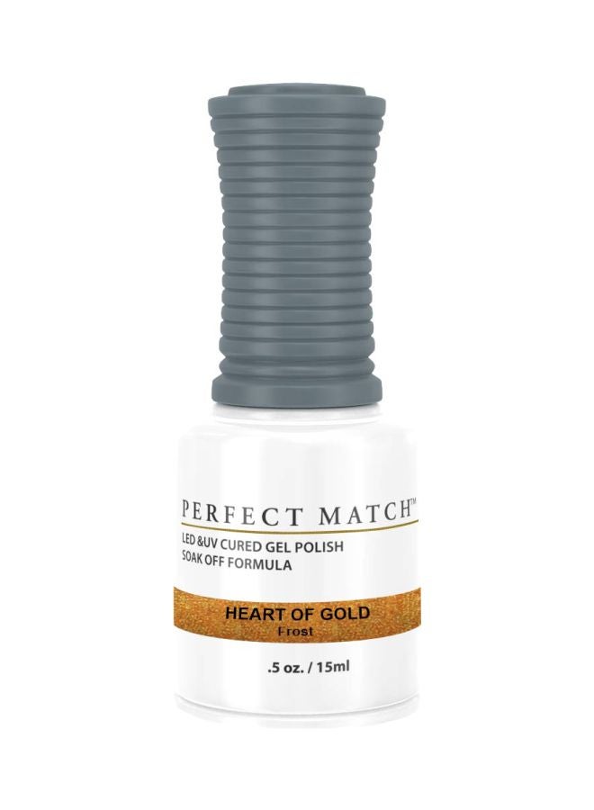 Lechat Dare To Wear Nail Lacquer With Perfect Match Soak Off Formula Heart Of Gold - Image 3