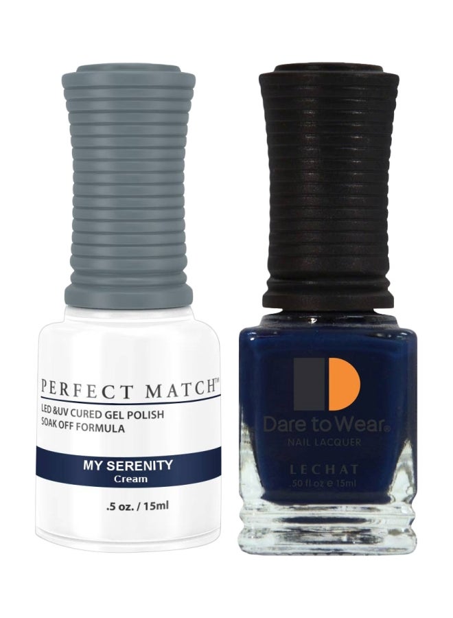 Lechat Dare To Wear Nail Lacquer With Perfect Match Soak Off Formula My Serenity - Image 1