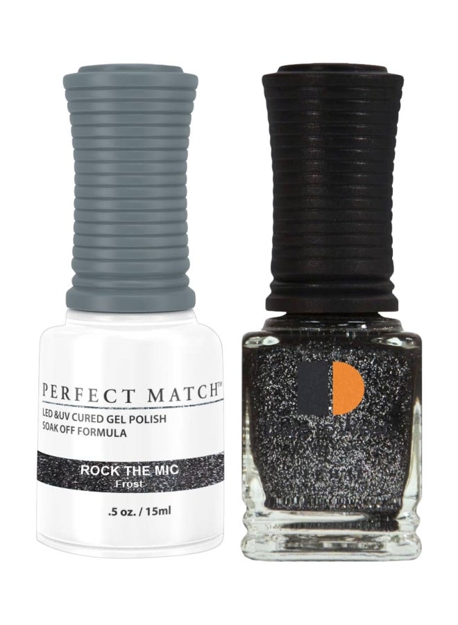 Lechat 2-Piece Perfect Match UV Gel Polish With Dare To Wear Nail Lacquer Set Rock The Mic - Image 1