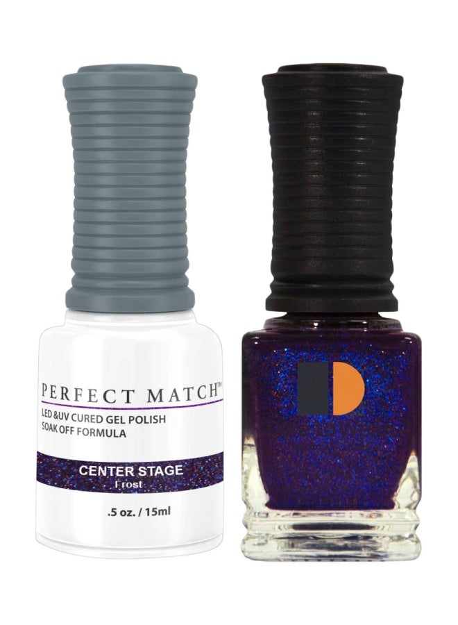 Lechat 2-Piece Perfect Match UV Gel Polish With Dare To Wear Nail Lacquer Set Center Stage - Image 1