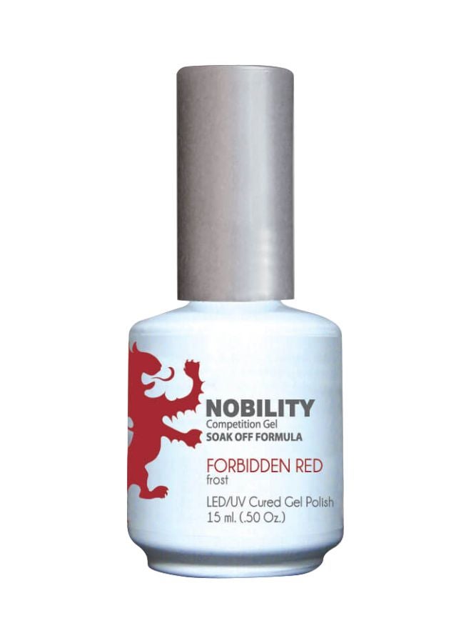 Lechat Nobility LED/UV Cured Gel Polish Forbidden Red - Image 1