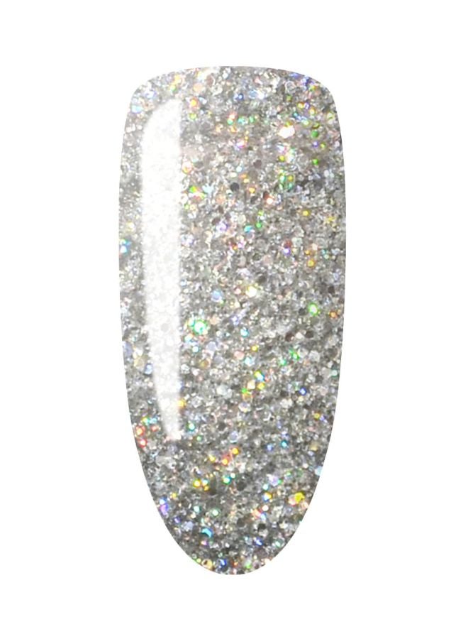 Lechat Nobility Gel Nail Polish Silver Glitz - Image 2