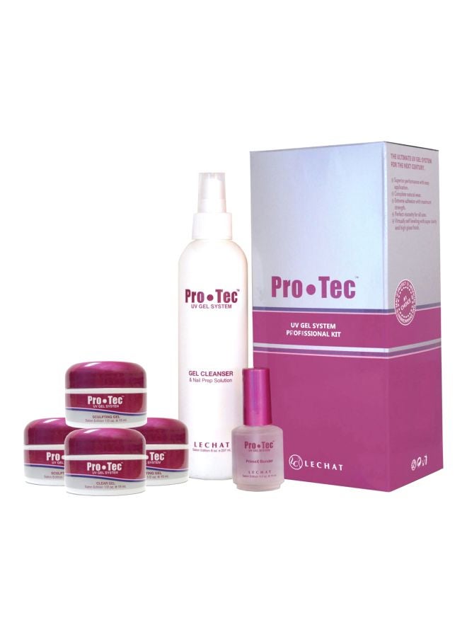Lechat 6-Piece Pro Tec UV Gel System Professional Kit Clear - Image 2