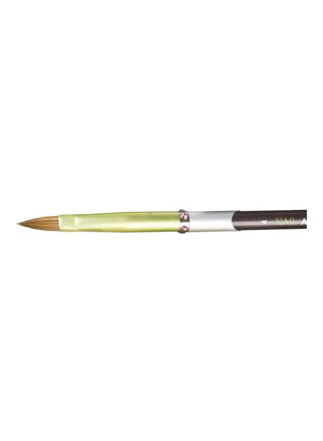 Lechat Nail Architecture Artistic Brush Green/Black/Brown - Image 2