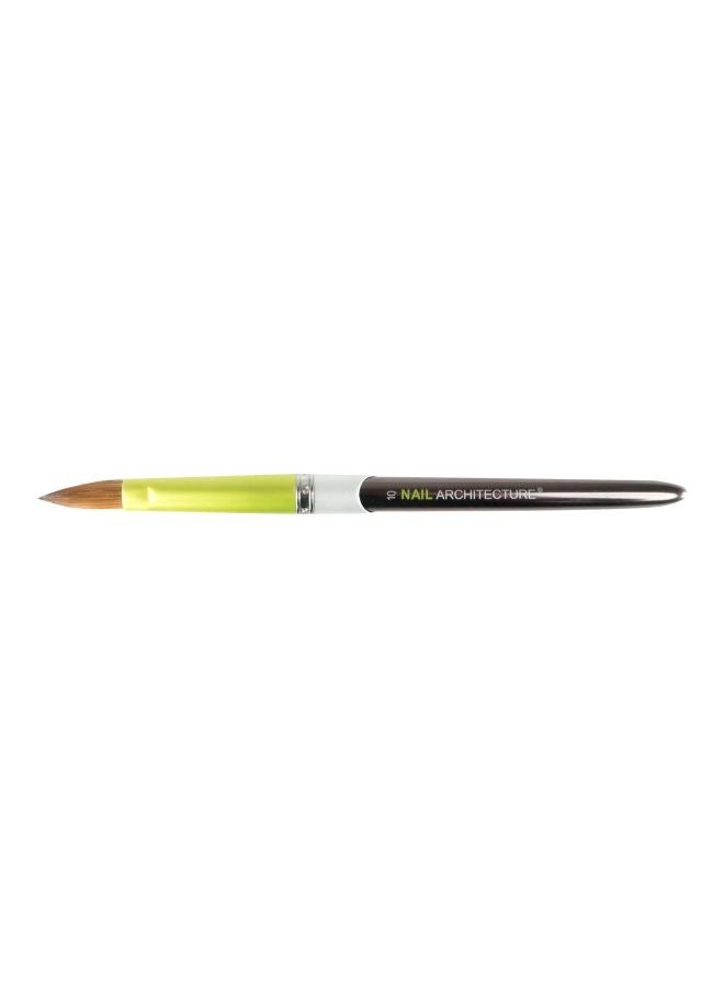 Lechat Nail Architecture Professional Brush Silver/Green/White  - Image 1