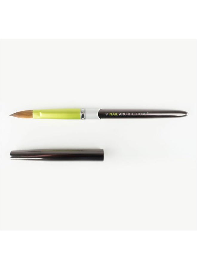 Lechat Nail Architecture Professional Brush Silver/Green/White  - Image 2