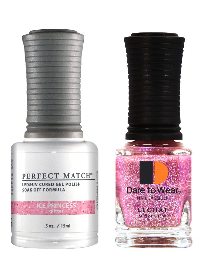 Lechat 2-Piece Perfect Match Gel Polish With Dare To Wear Nail Lacquer Set Ice Princess - Image 1