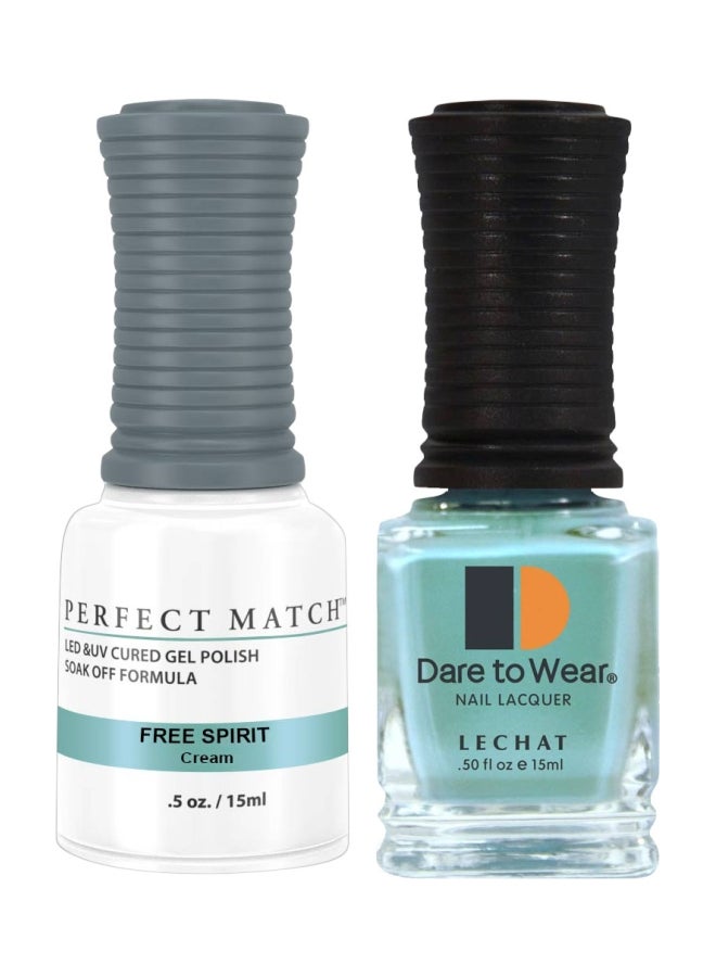 Lechat 2-Piece Perfect Match Gel Polish And Dare To Wear Nail Lacquer Set Free Spirit - Image 1