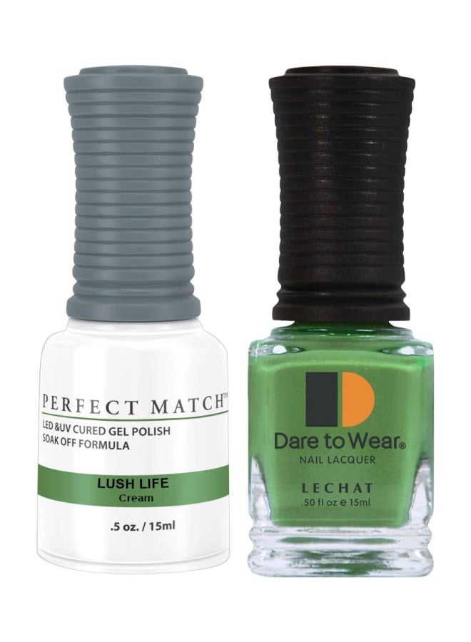 Lechat 2-Piece Perfect Match Gel Polish And Dare To Wear Nail Lacquer Set Lush Life - Image 1