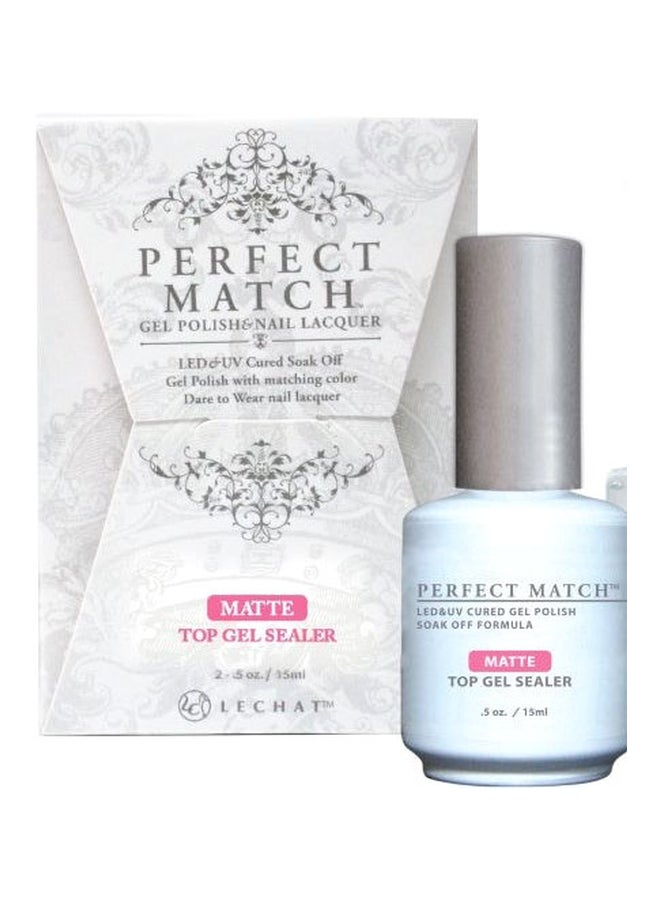 Lechat 2-Piece Perfect Match Top Gel Sealer And Top Coat Set Clear - Image 2