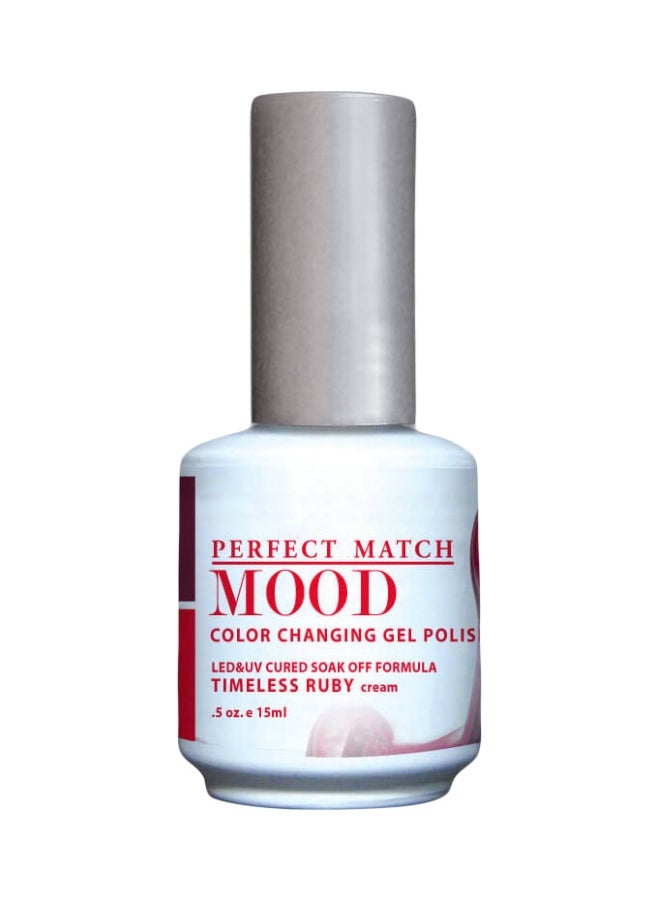 ليتشات طلاء أظافر جل بيرفكت ماتش مود ملمع متغير اللون لون تايمليس روبي  - Image 1