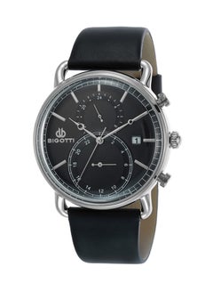 Men's Leather Analog Watch BG.1.10004-1
