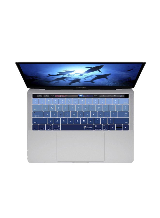 KB Covers - Keyboard Cover For MacBook Pro 13 And 15-Inch With Touch Bar Blue - Image 1