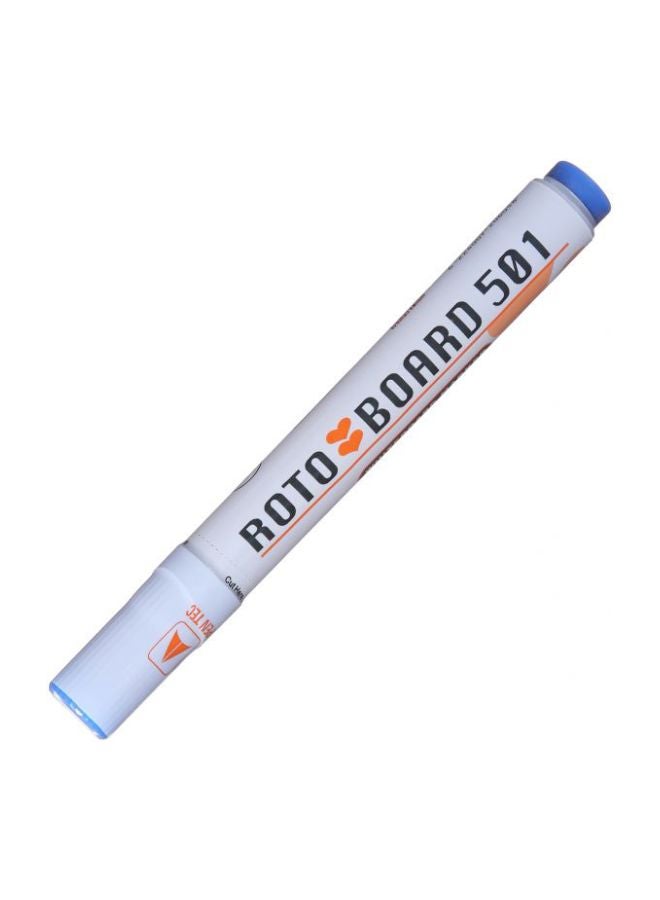 Roto - 12-Piece Board 501 Erasable Marker Set Blue - Image 1