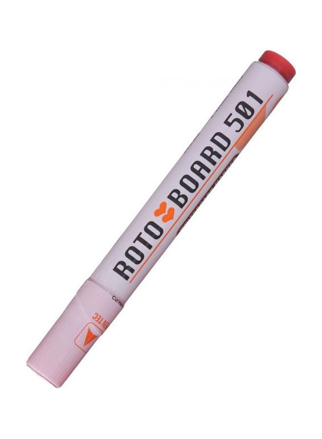 Roto - 12-Piece Board 501 Erasable Marker Set Red - Image 1