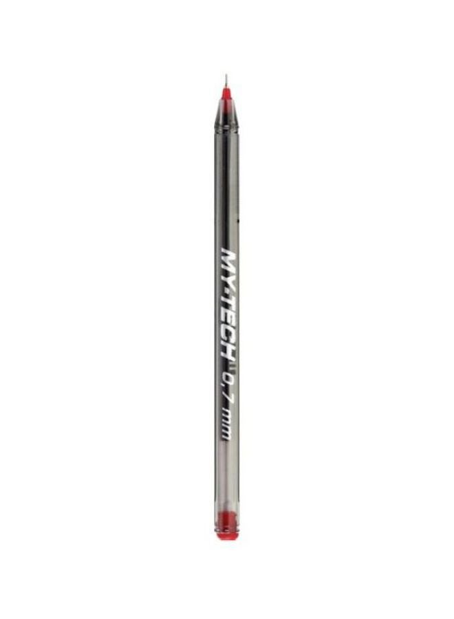 Pensan 12-Piece My-Tech Ballpoint Pen Set Red  - Image 2