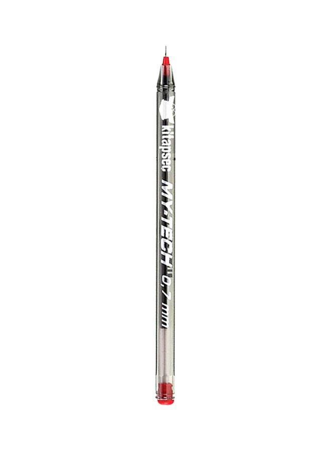 Pensan 12-Piece My-Tech Ballpoint Pen Red  - Image 2