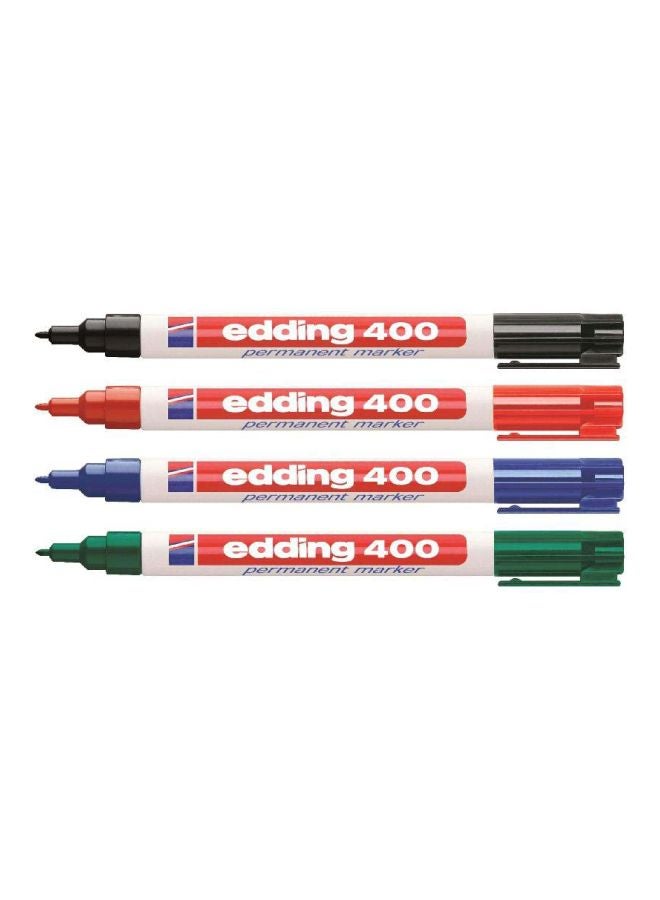 إدينغ 4 قطع من طقم أقلام تحديد دائمة متعدد الألوان