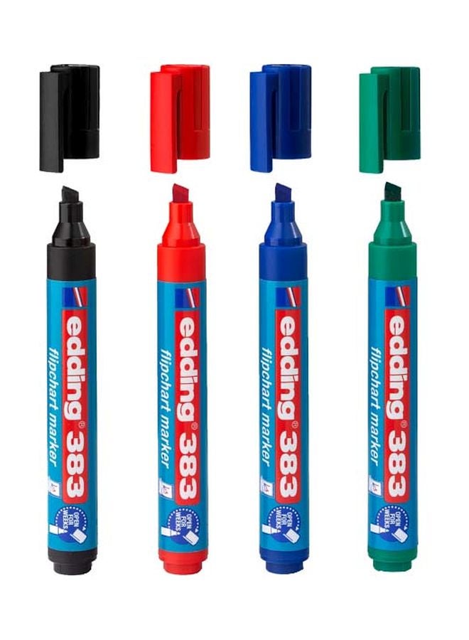 Edding 4-Piece Flip Chart Marker Set Multicolour - Image 1